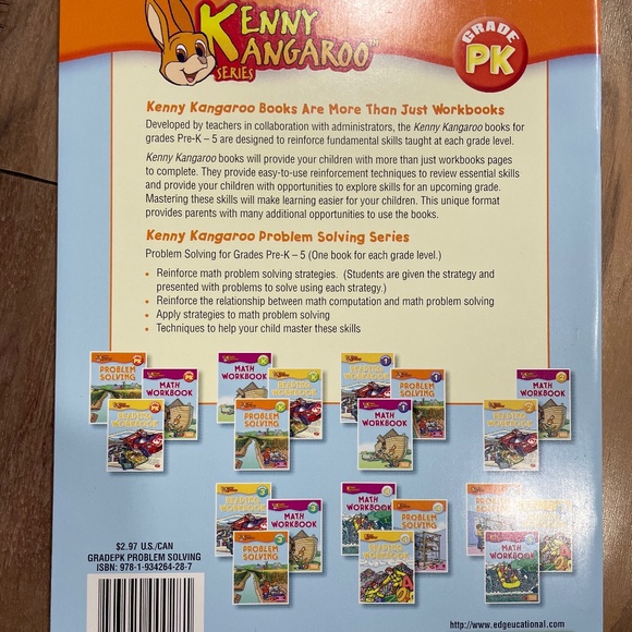 New "Problem Solving" Pre-K Math Workbook - Picture 2 of 6